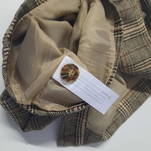 Altar'd State Shorts Skirt Skort Womens Size Small Brown Plaid - Picture 9 of 10